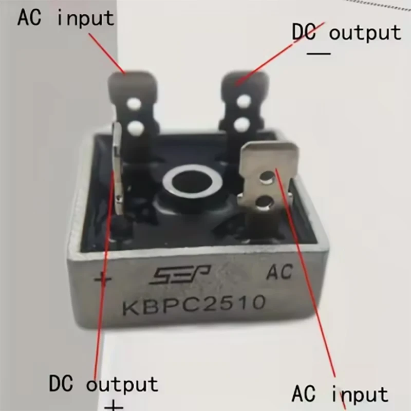 2 ピース/ロット単相整流器ブリッジ整流器ユニット KBPC5010、KBPC1510、KBPC2510、KBPC3510、対称ブリッジ
