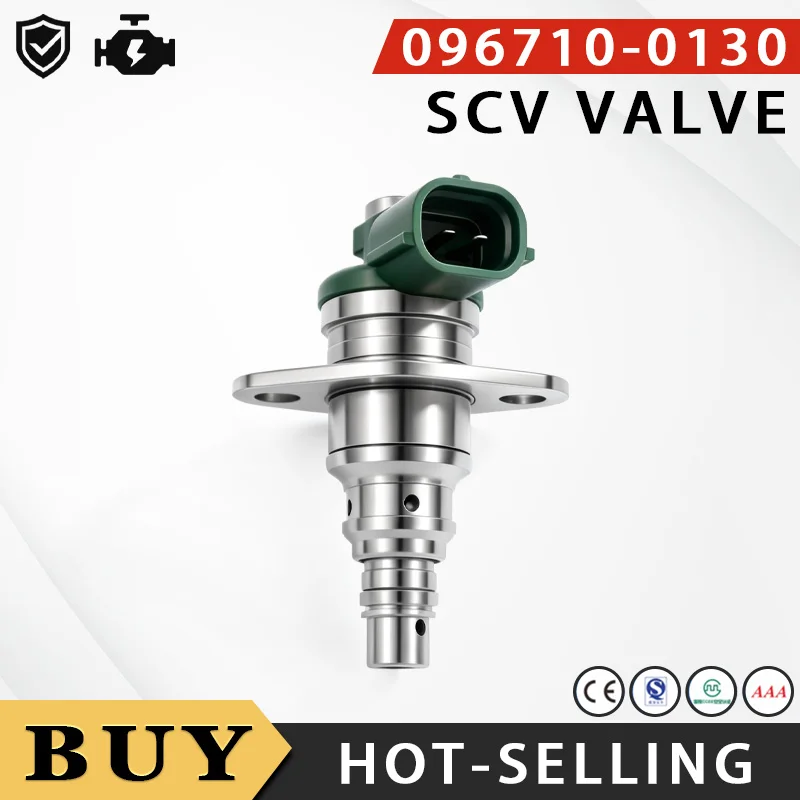096710-0130 Common Rail SCV Valve Precision Fuel Metering Valve Pressure Control Regulator Automotive Parts 096710-0120 LI0742