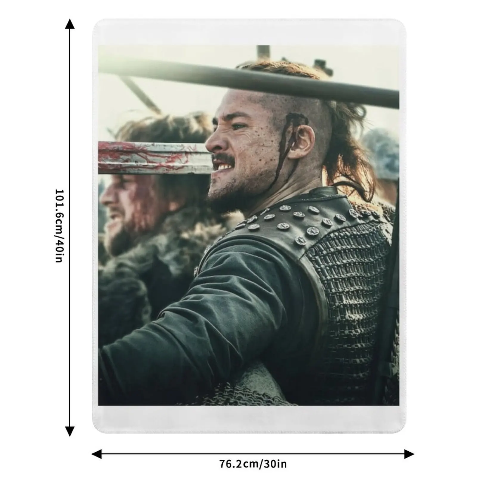 Selimut Sofa Uhtred dari The Last Kingdom, Selimut Tebal untuk Tidur, Selimut Mewah Custom