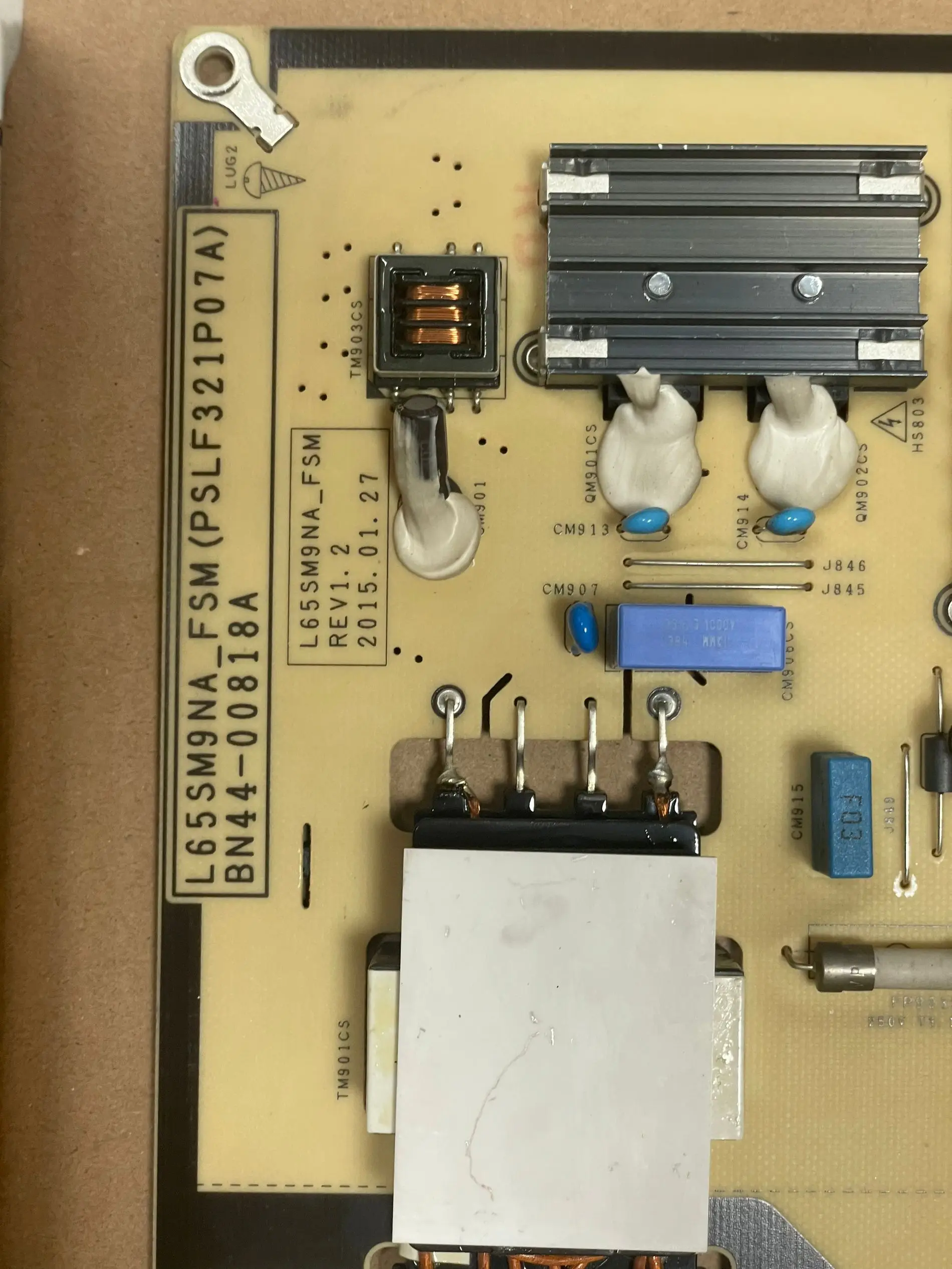 BN44-00818A L65SM9NA_ FSM PSLF321P07A power board 100% test applicable to UA65JS9900J