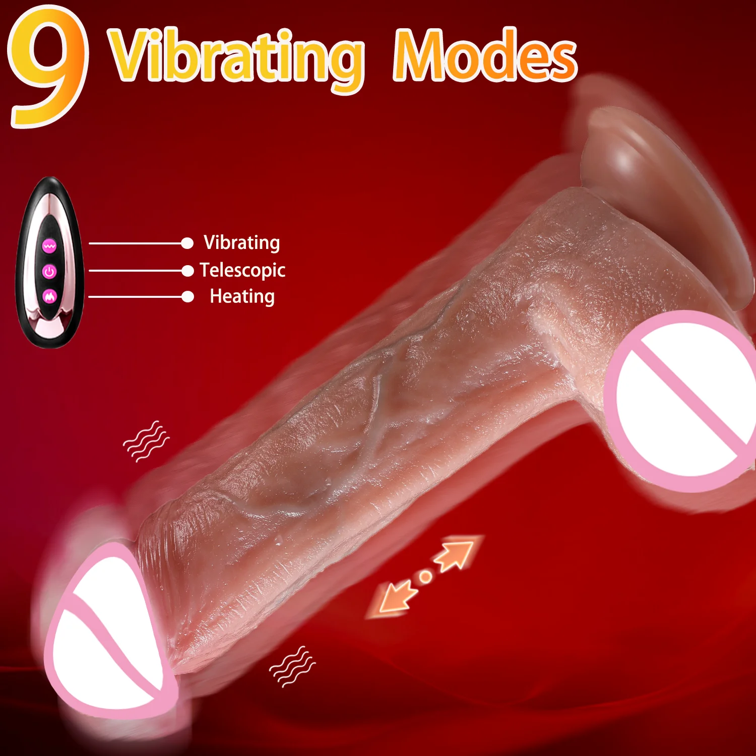 Realistic Dildo Vibration For Women Masturbation Heating Penis Penetration Anal Vibrator Big Dick Dildos For Sexy Adult Sex Toys