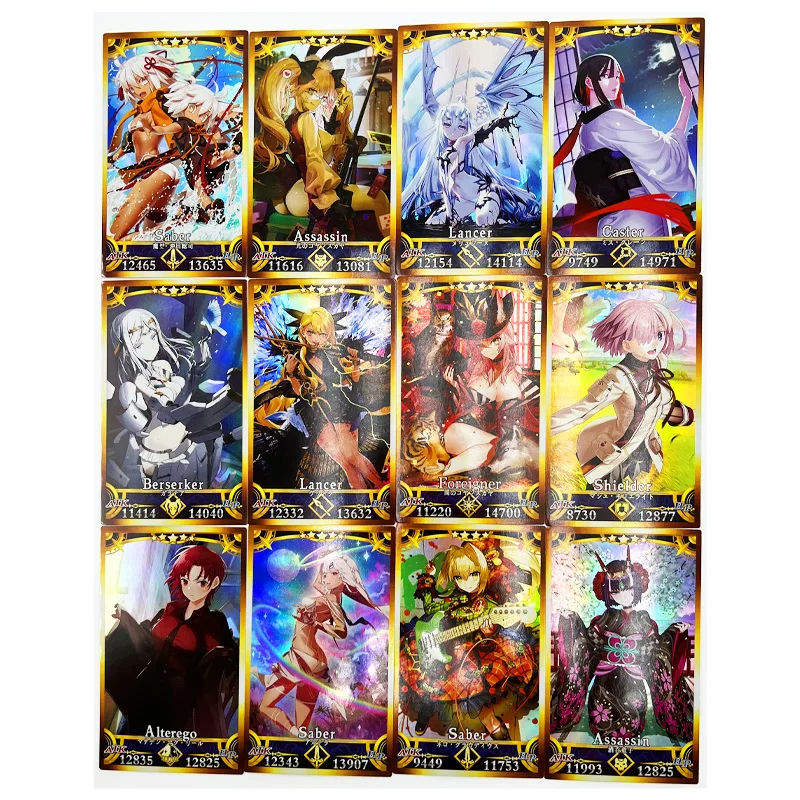 36pcs/set FGO Fate/stay Night No.4 EMIYA Toys Hobbies Hobby Collectibles Game Collection Anime Cards