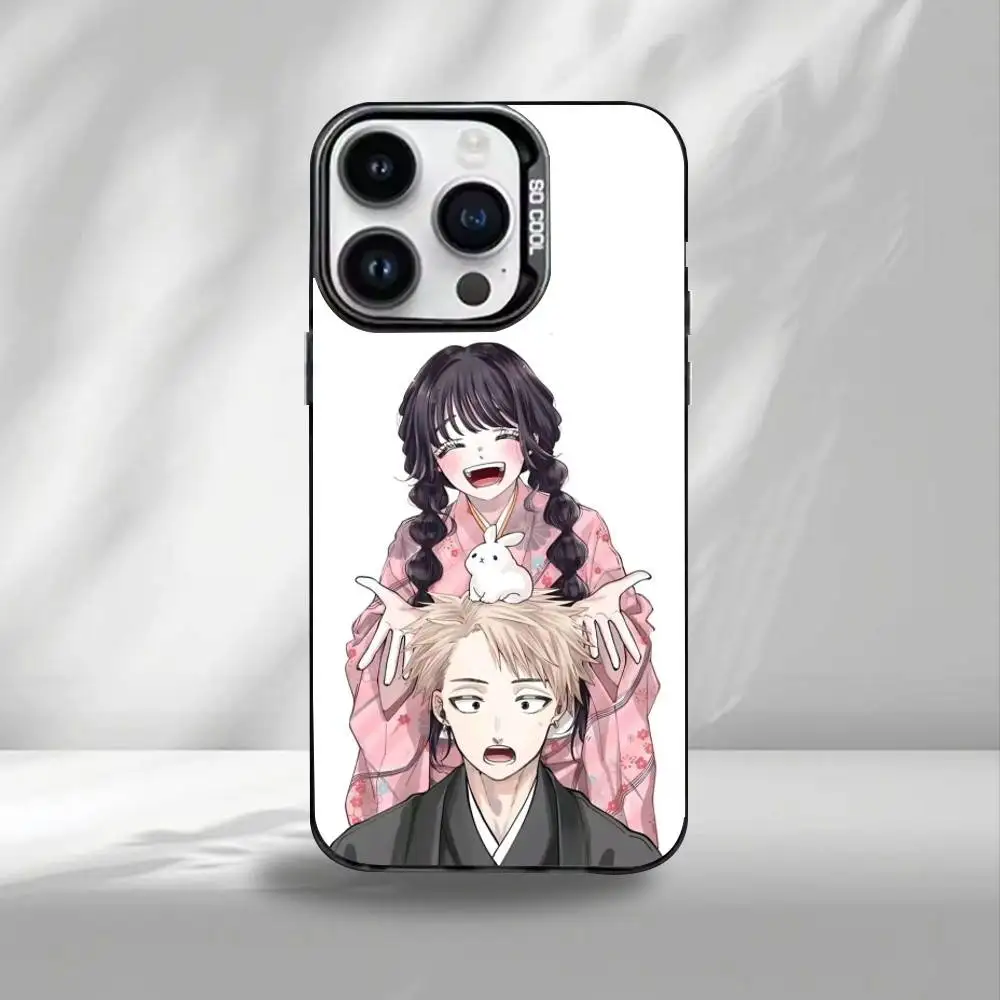 เคสโทรศัพท์ The F-Fragrant Flower Blooms with Dignity สำหรับ iPhone17,16,15,14,13,12  ฝาหลังเคลือบสีเงิน