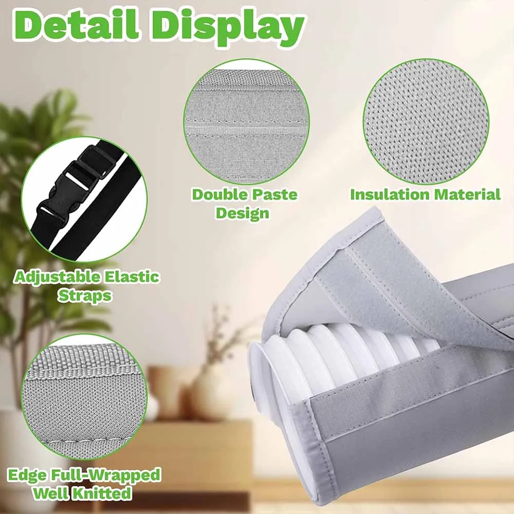 AC Insulated Hose Cover Wrap Reusable Insulated Hoses Duct Vent Cover Protective Air Conditioner Parts Home Improvement Tool