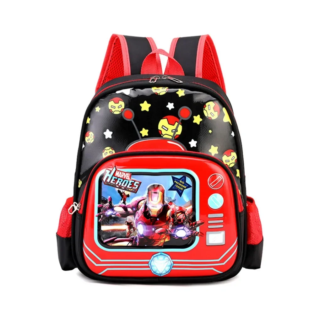 New Spider-Man Kindergarten Kids Backpack 3D Eggshell Fashion Styling Lightweight Versatile Spinal Protection School Bags Gifts