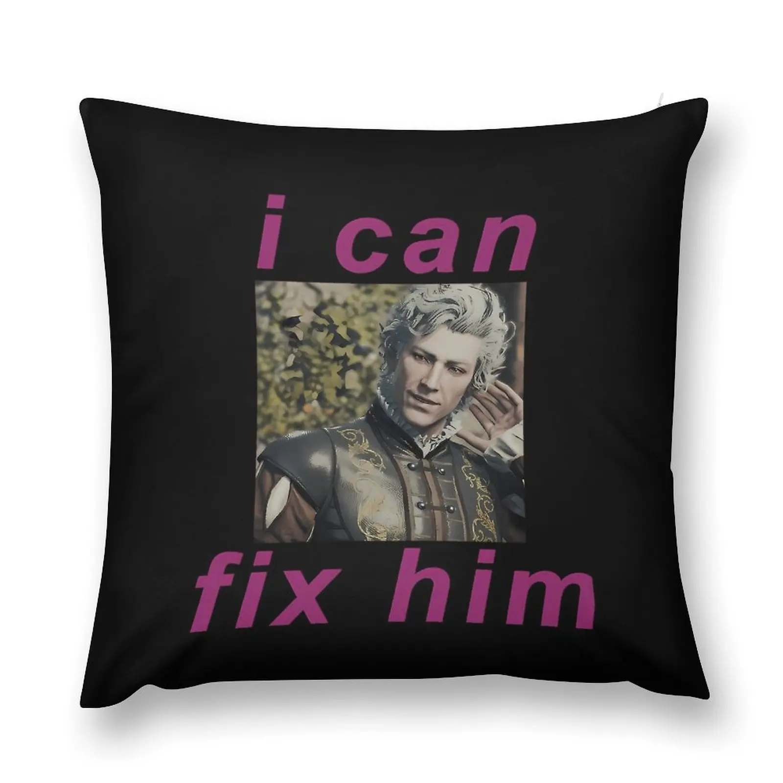 

Astarion I can fix him Throw Pillow Elastic Cover For Sofa Cushion Cover Luxury pillow