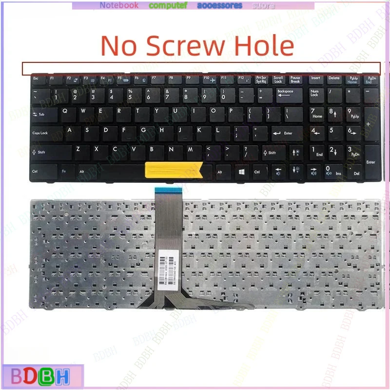 ZQ US Keyboard For MSI MS-16GA MS-16GF MS-16GB MS-16GC MS-16GH MS-16GD V139922CK1 1757 1762 Laptop English