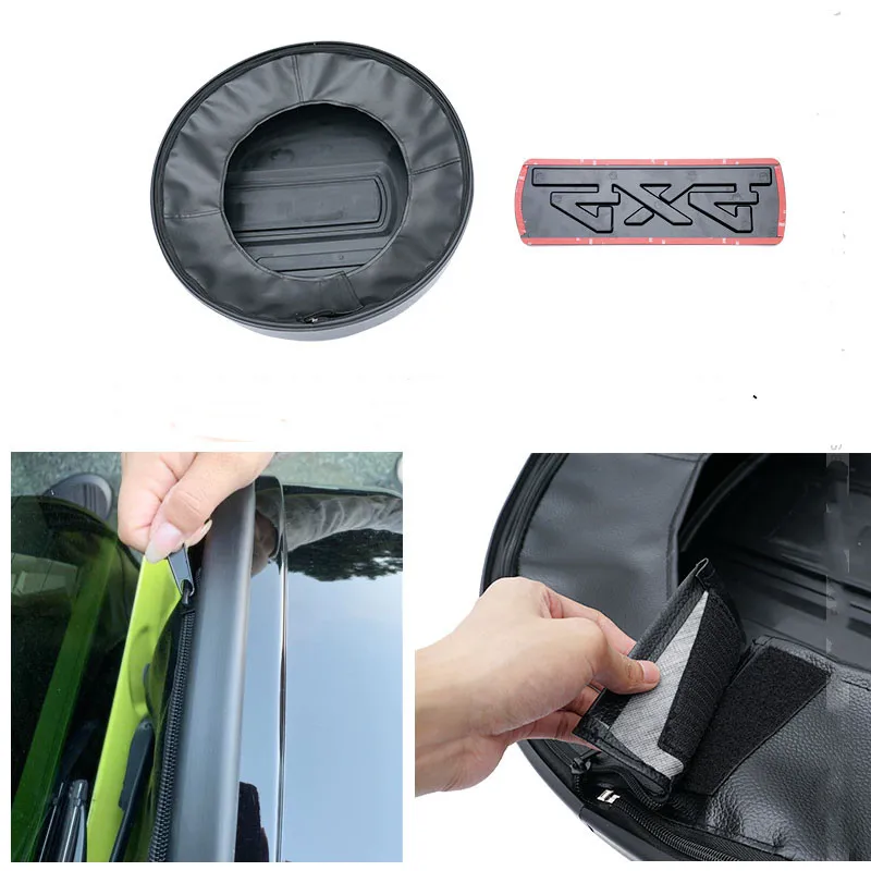 Car Accessories Spare Tire Cover for Suzuki Jimny JB64 JB74 4x4 Wheel Tire Cover