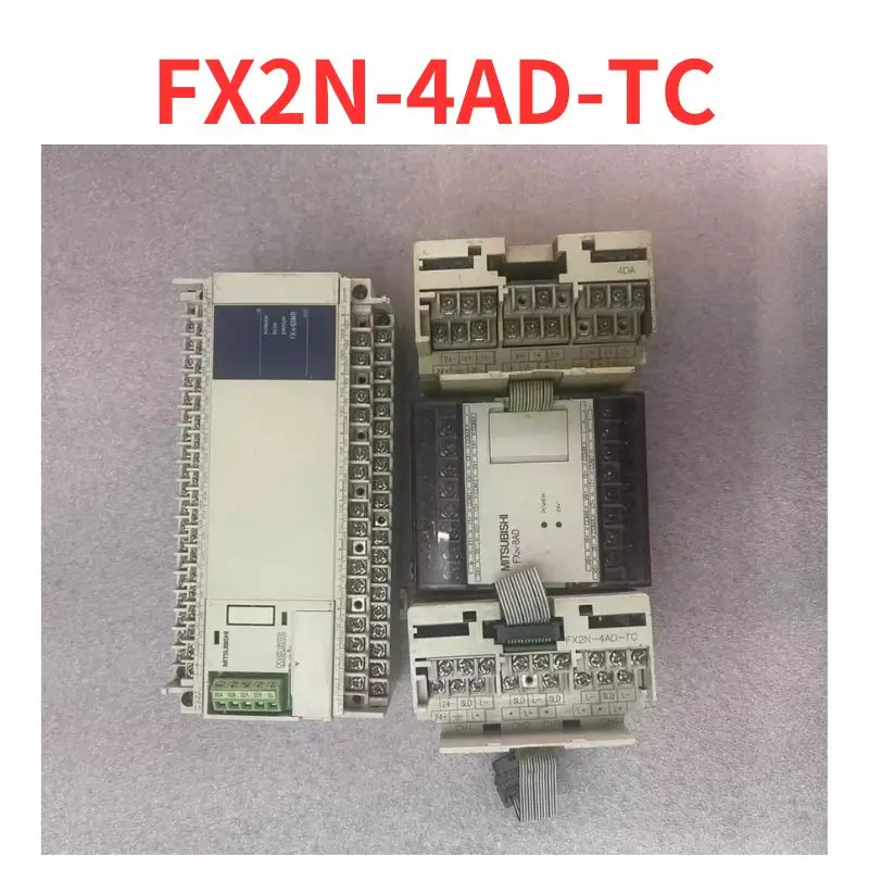 

Second-hand FX2N-4AD-TC Expansion module test OK Fast Shipping