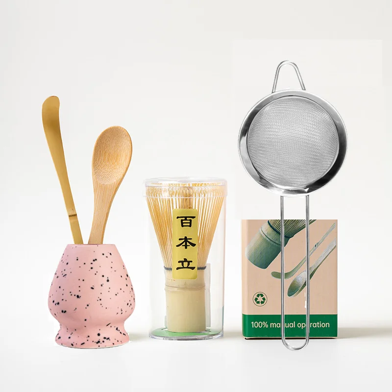 1/5 unids/set juego Matcha japonés seguridad bambú Buda cuchara de té juego de té herramientas para agitar té interior accesorios cocina juegos de té