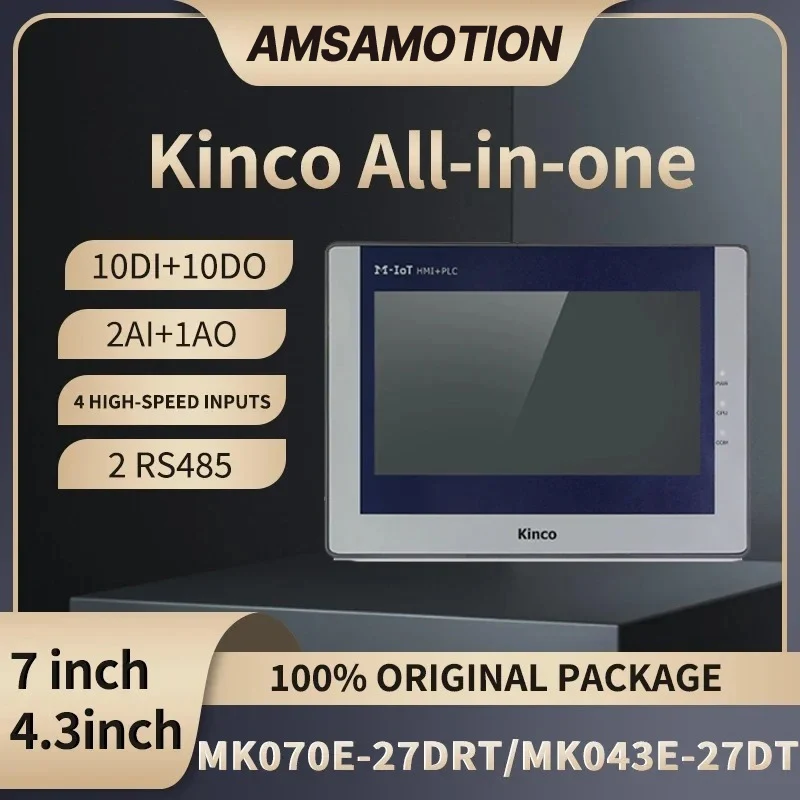 Kinco Hmi 4 7 Inch MK070E MK043E 27DRT 27DT 20DTC Touch Screen All in one Programmable Controller
