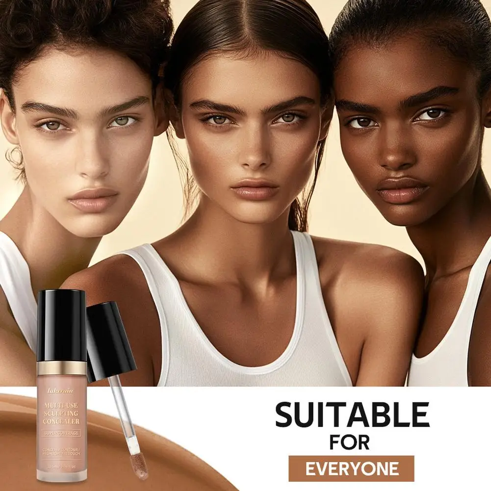 جديد سوبر تغطية المخفي متعدد الاستخدام كريم خالي من الزيت طويل تسليط الضوء على غطاء ترطيب الوجه إعادة اللمس دائم كونتور ماكياج D2D3 #2