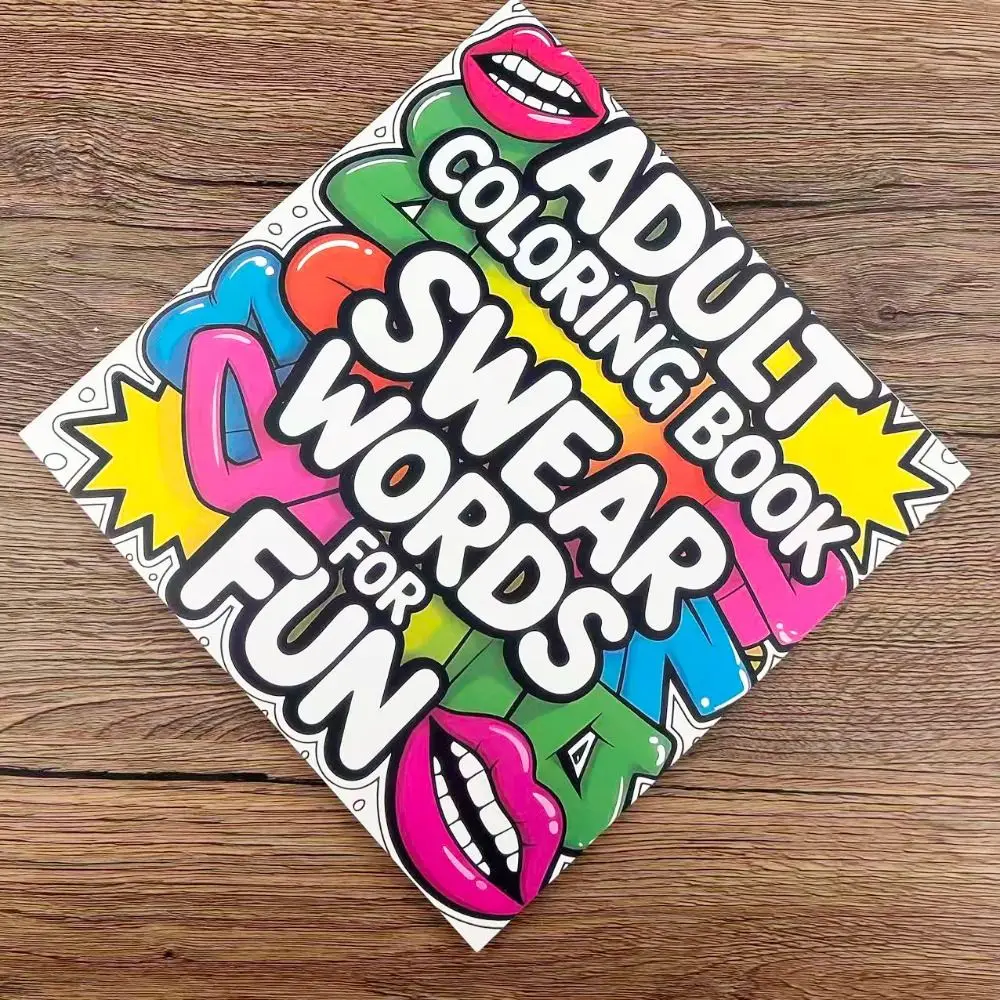 Hilarious Profanity Adult Swear Word Coloring Book Stress Relief Creative Expression Daily Drawing Painting Book