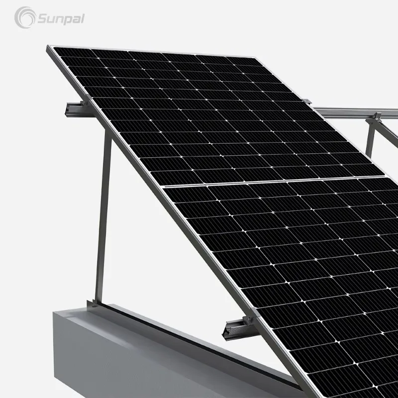 Adjustable Tilt Solar Stand Front Legs Rear Legs Tripod Solar Panel Installation