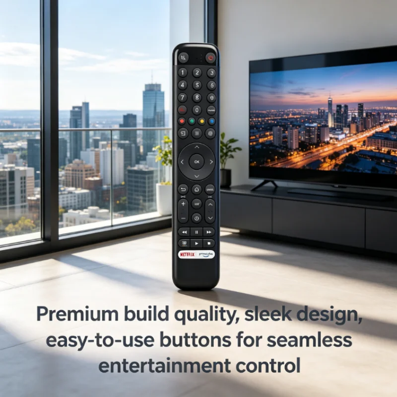 

RC716 CUI1 Replacement Voice Remote Control Compatible with TCL Smart TV, No Setup Required, Netflix/Prime Video Shortcuts