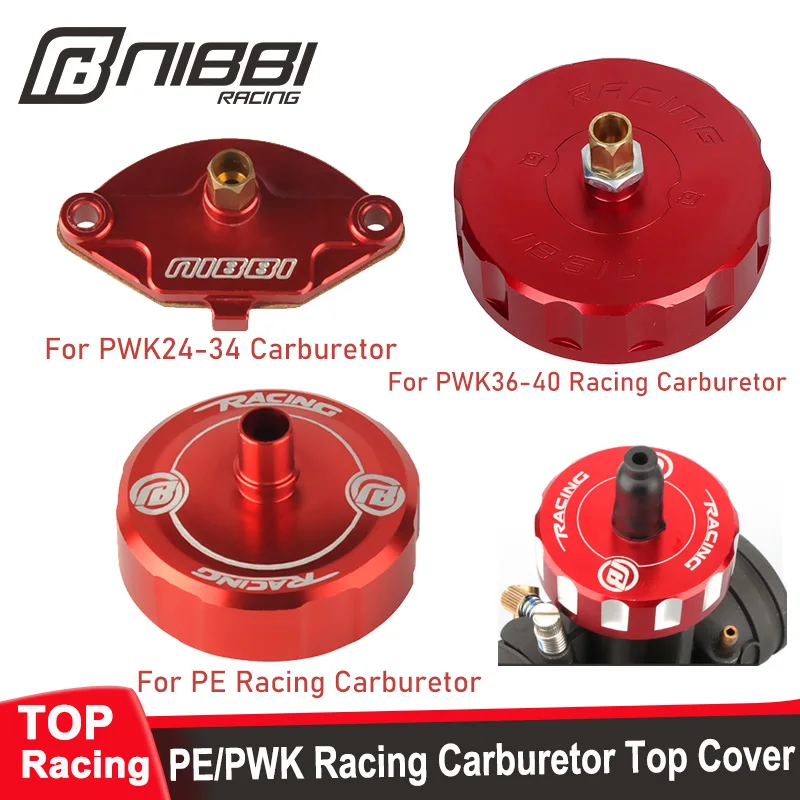

NIBBI Racing Carburetor Top Cover Assembly PE/PWK Racing Carburetor Black