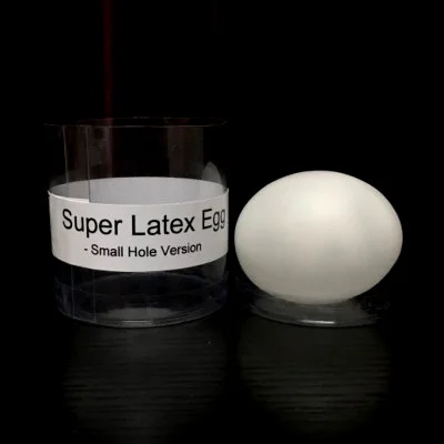 Super Latex Egg - Small Hole Version(1pc/case), Silk To Egg - Rubber,Stage Magic Tricks,Gimmick,Accessores,Comedy,Illusion