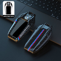 Carbon Fibre Car Key Cover Case Shell keyless Bag For BMW 5 7 Series G11 G12 G30 G05 G07 X3 X4 X5 X7 G31 G32 I8 I12 I15 G01 G02