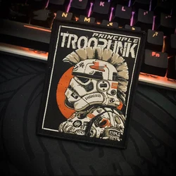 Troopunk parche táctico bordado espartano