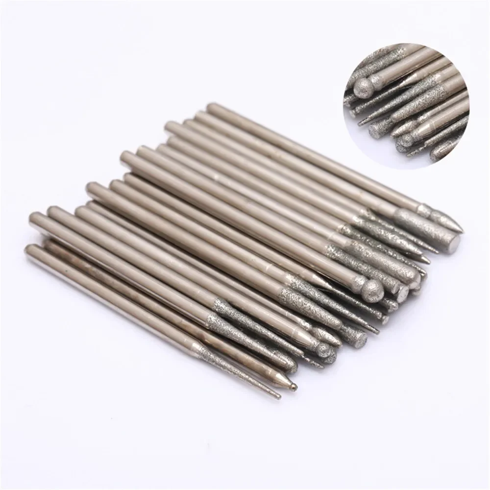 30pcs Manicure Machine Granding Bits fresa smeriglio Scrub Head Files buffer per Nails Art Drill Polish remover NAD039