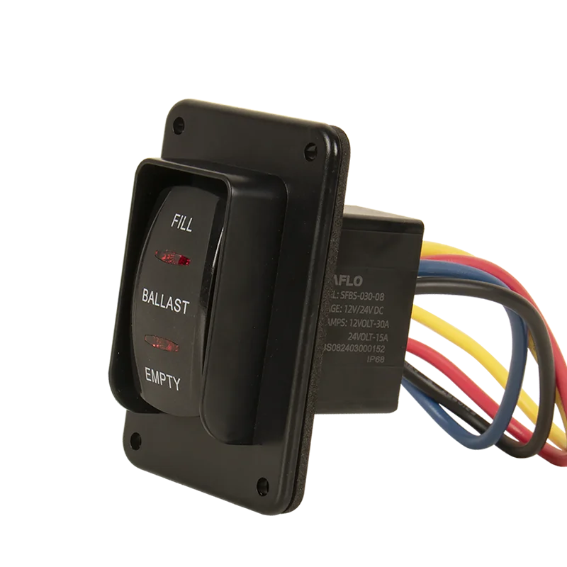 

Двигатель постоянного тока, положительный и отрицательный переключатель управления, водонепроницаемый реверсивный переключатель насоса, аксессуары для автофургонов