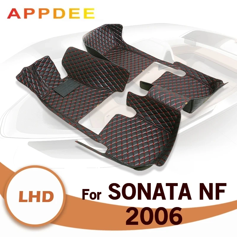 Auto Vloermatten Voor Hyundai Sonata Nf 2006 Custom Auto Voet Pads Auto Tapijt Cover Interieur Accessoires