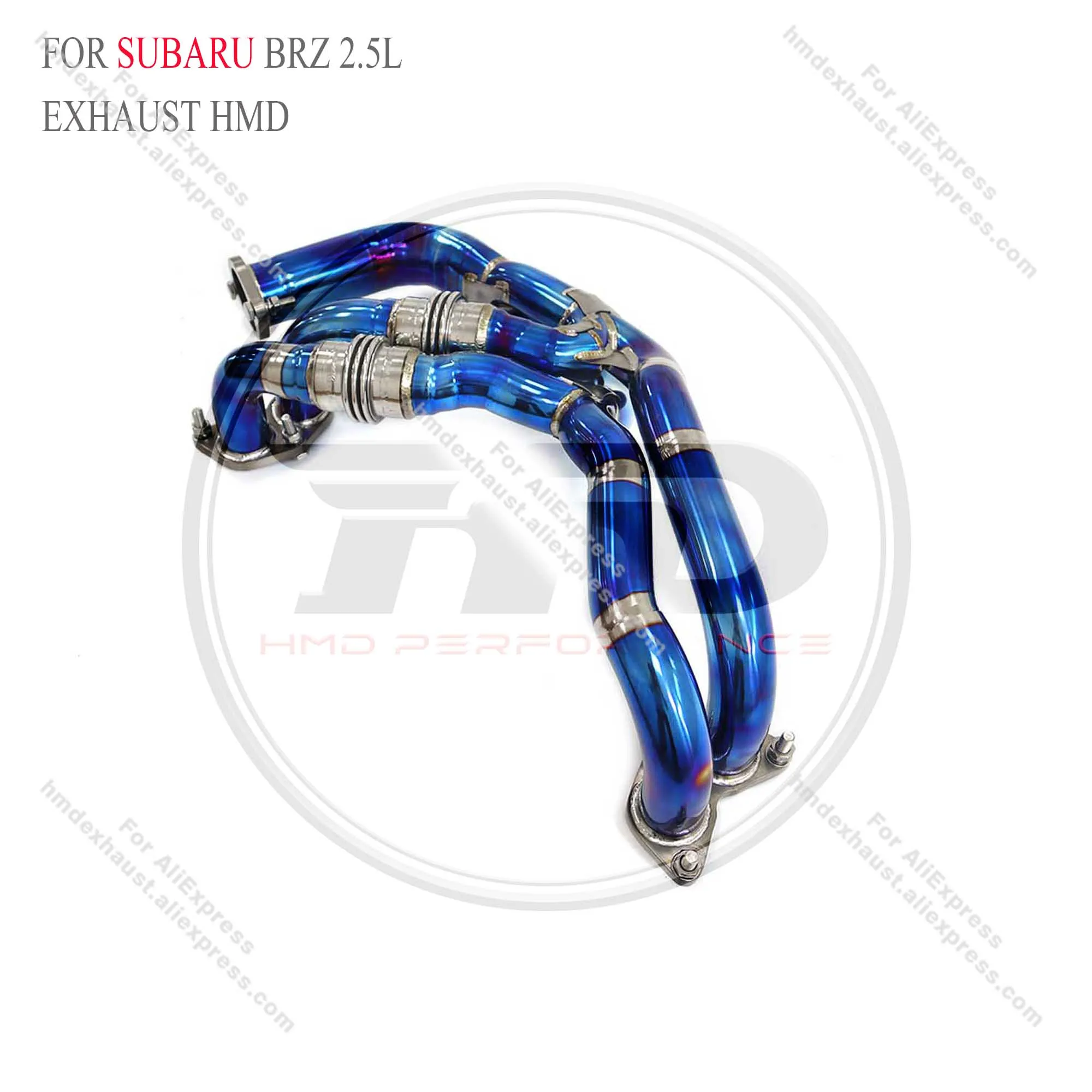 HMD Titanium Exhaust System High Flow Performance Headers for Subaru BRZ 2.5L  Catless Manifold