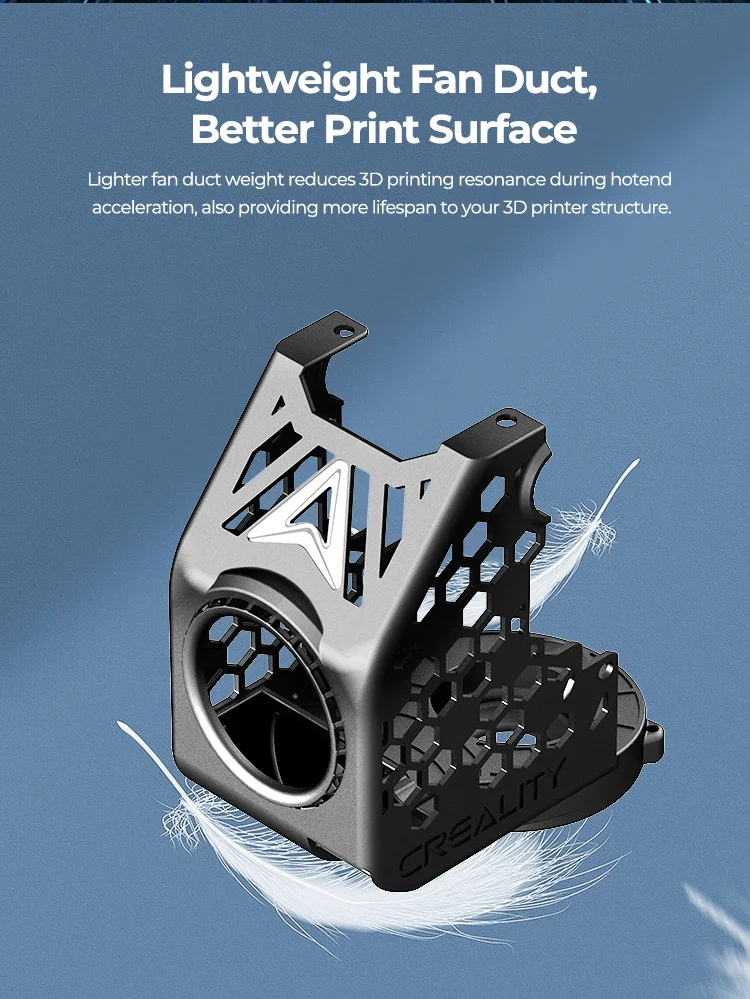Creality X BEN2C Nautilus Lüfterkanal für K1 Max oder K1C/K1 SE 3D-Drucker, 360° ° Kreisförmiger Kühlstrom, schnelle Kühlung, 3D-Druckerteile – Detail 8