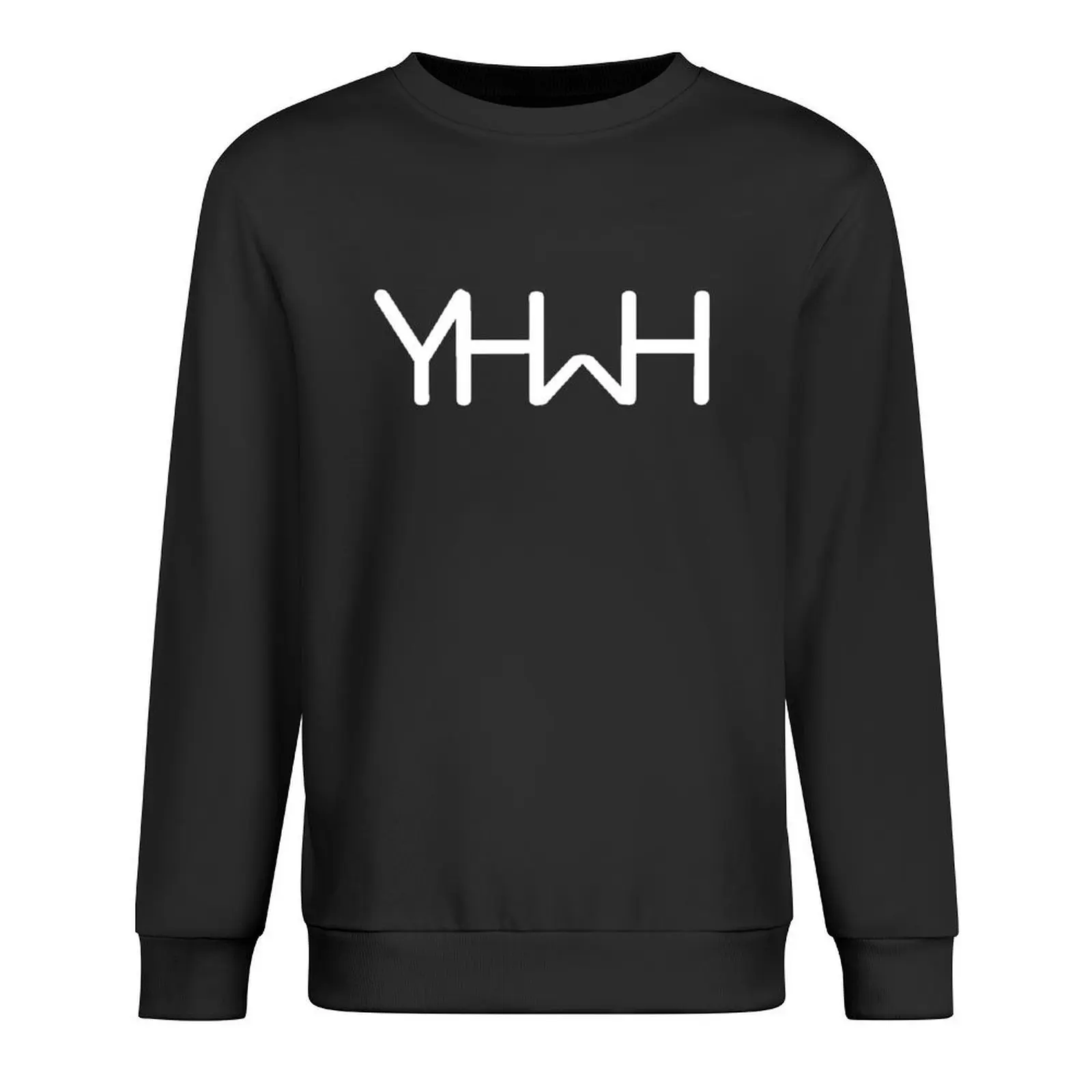 

YHWH in Hebrew Meaning God Yahweh Faith Based T-Shirt Pullover autumn jacket men men's clothing hooded sweatshirt for men