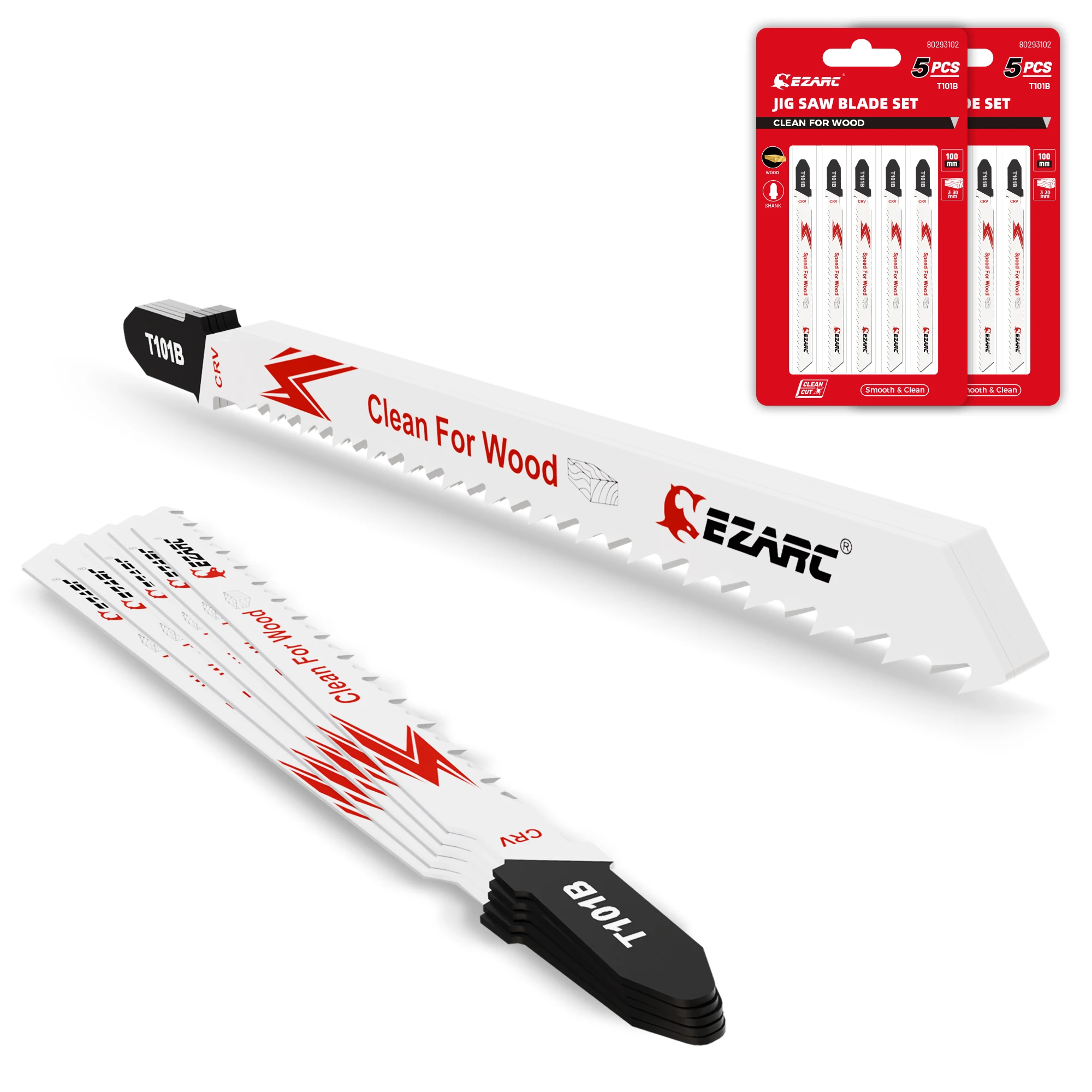 

EZARC лобзиковое полотно для очистки древесины, 10 шт., лобзиковые полотна CRV, различные сменные Т-образные хвостовики, 10TPI, изогнутая и прокруткая резка