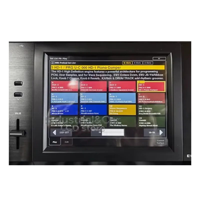 

For Korg Kronos LCD Kronos 2 With Touch Screen Panel Original New 8 Inch LCD Diplay Screen UMSH-8240MD-T LCD Replacement