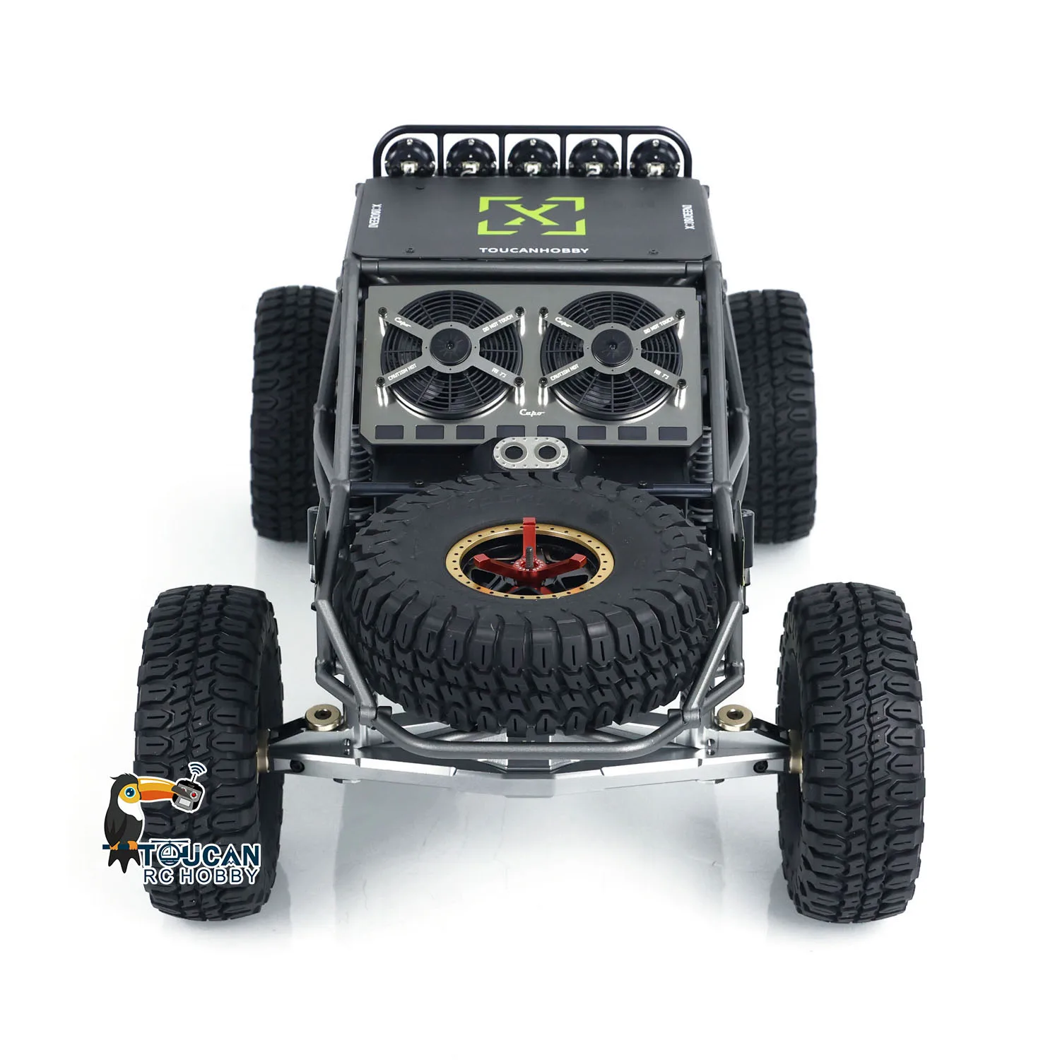 

Capo U4 Queen 1/8 Scale RC Crawler Off Road 2 Speeds Car RTR Remote Control Racing Truck CD1582X Smoking Light Sound Set Winch