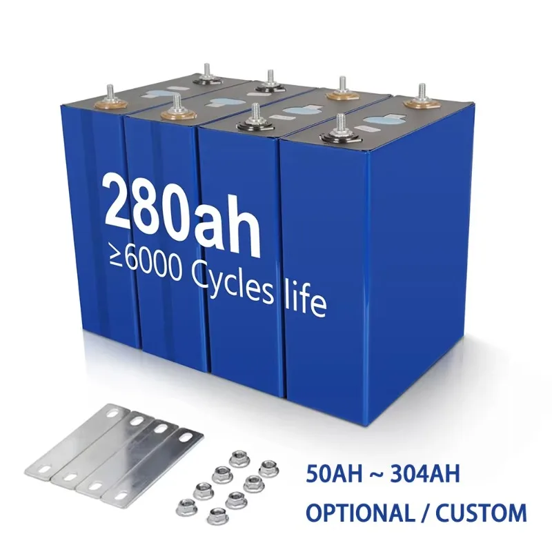 280Ah Lifepo4 3.2V 50Ah 100Ah 230Ah 280Ah 300Ah Li-ion battery