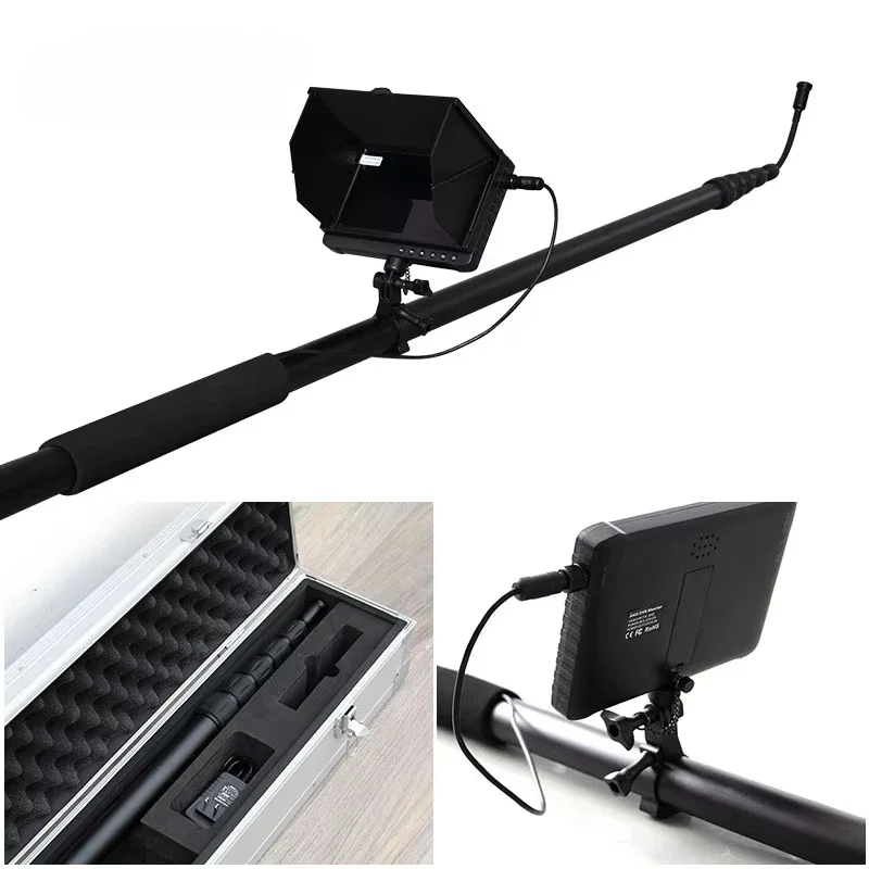 10M long 1080P talking back telescopic rod earthquake rescue equipment infrared audio video life detector