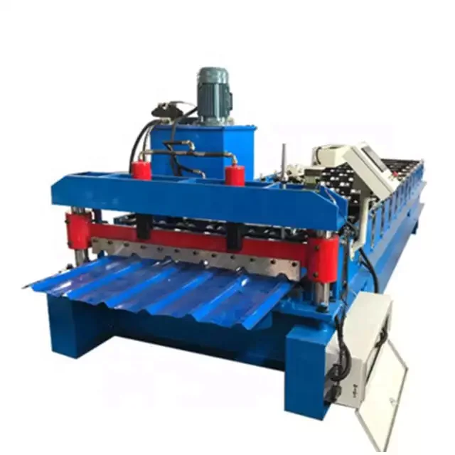 China factory price garage door steel angle wall panel roll forming machine with parts