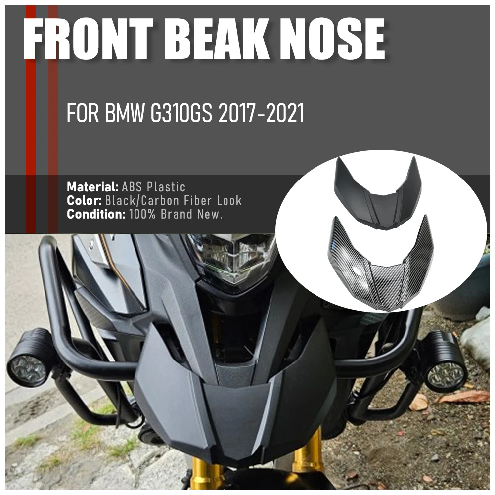 

G 310 GS G310 Motorcycle Beak Fairing Winglets Front Fender Beak Extension Wheel Cover FOR BMW G310GS 2017 2018 2019 2020 2021