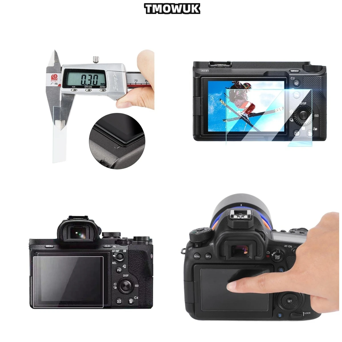 

Ultra-Thin LCD Protective Film For Sony A7 A7R A7S HX300 HX400 - 9H Hardness, Bubble-Free, Anti-Fingerprint