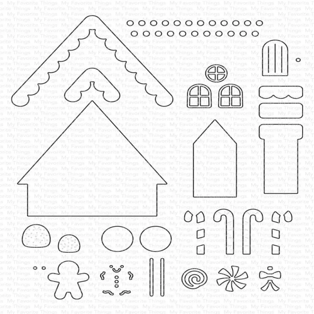 Gingerbread House Christmas Metal Cutting Dies For DIY Scrapbooking Album Stamp Make Paper Card Embossing New Arrival Die Cut