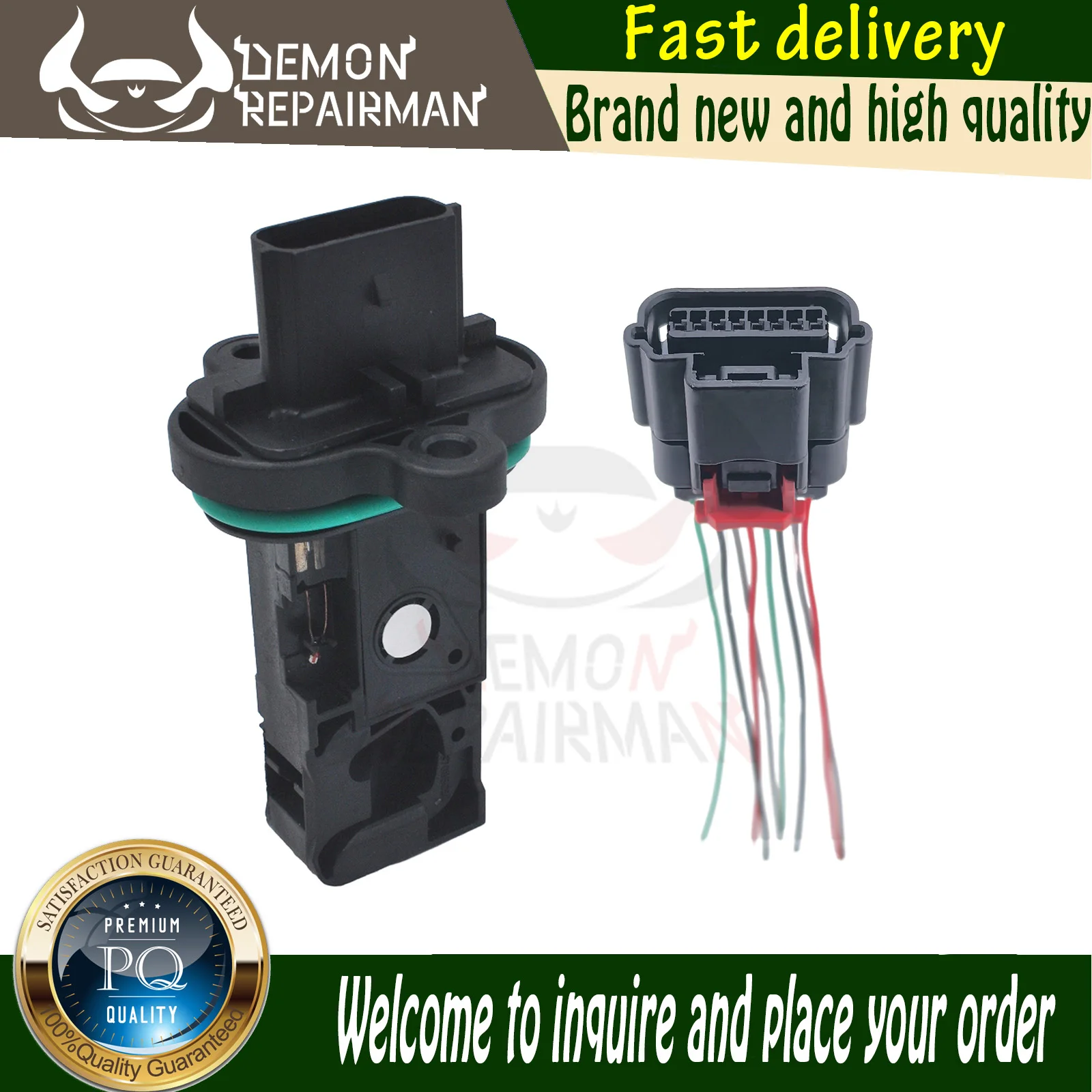 0280218433 MAF Air Mass Meter Sensor & plug Compatible with OPEL ASTRA 1L Chevrolet Cruze 1.4L CASCADA ZAFIRA Buick Cascada 1.6L