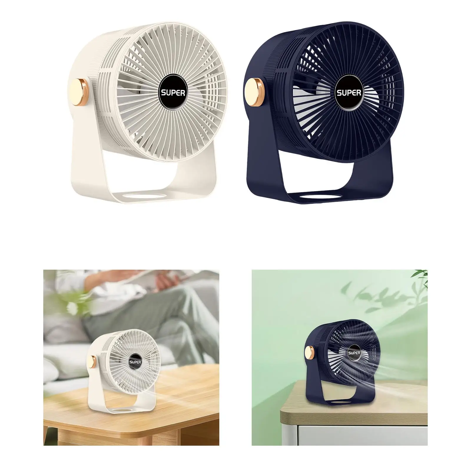 مروحة تبريد صغيرة محمولة ، مروحة تخييم هادئة ، سطح مكتب غرفة نوم داخلية