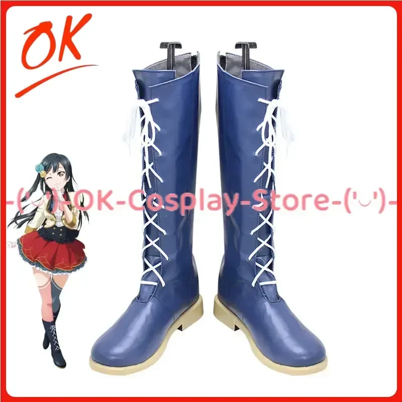 [Customized] Yuki Setsuna Cosplay Shoes Love Live! Nijigasaki High School Anime Roleplay Prop Halloween Party PU Leather Boots