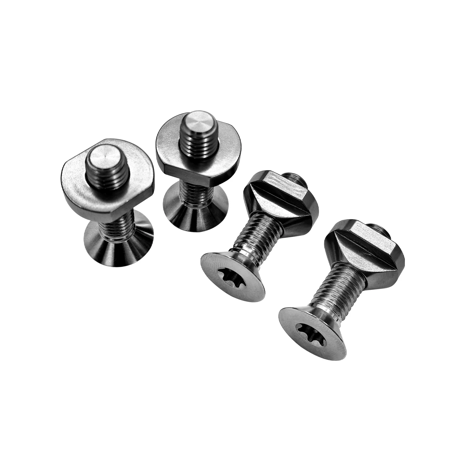Lightweight High Strength Titanium Screw for Aluminum Mast Base CNC Anodized Self Tapping Screw M8 M6  for Surfboard Surfing