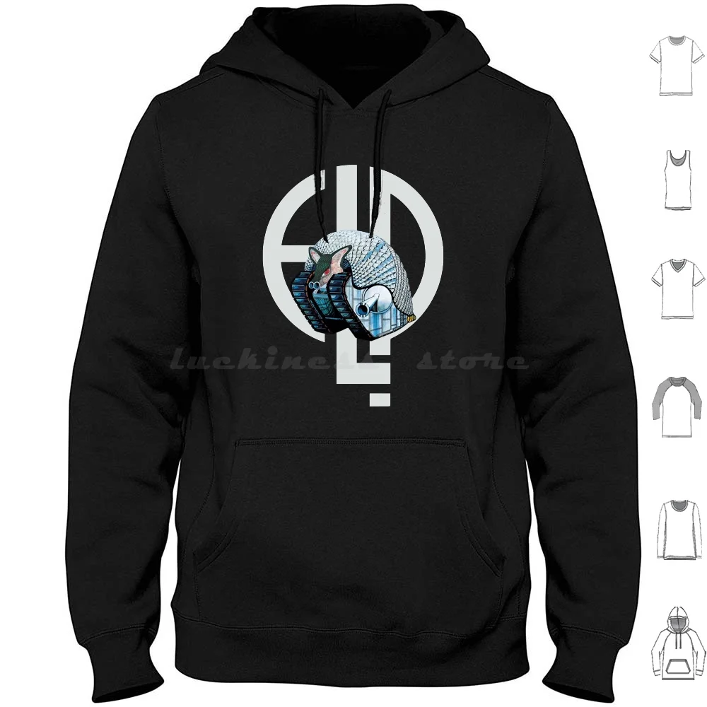 Emerson , Lake & Palmer-Tarkus Hoodies Long Sleeve Emerson Lake Palmer Tarkus Prog Progressive Keith Emerson Greg Lake