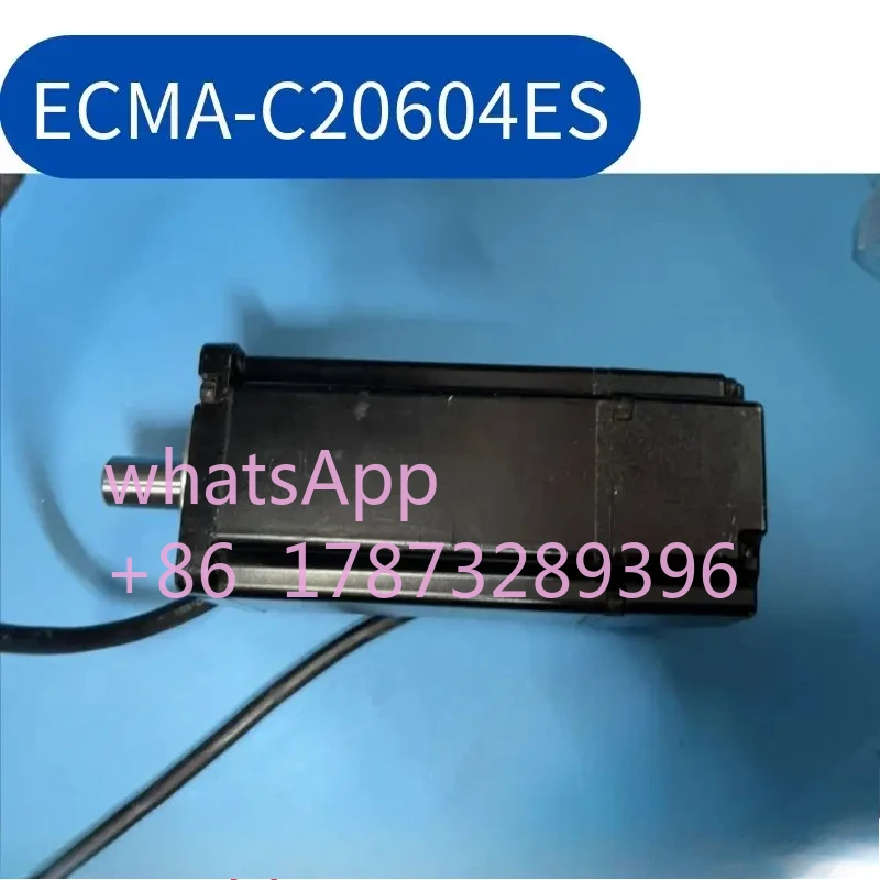 ECMA-C20604ES Delta servo motor 400W de segunda mão Teste OK