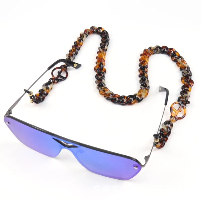 

European and American retro acetic acid engraved glasses chain, fashion, glasses accessories, glasses snow chain, high-end chain