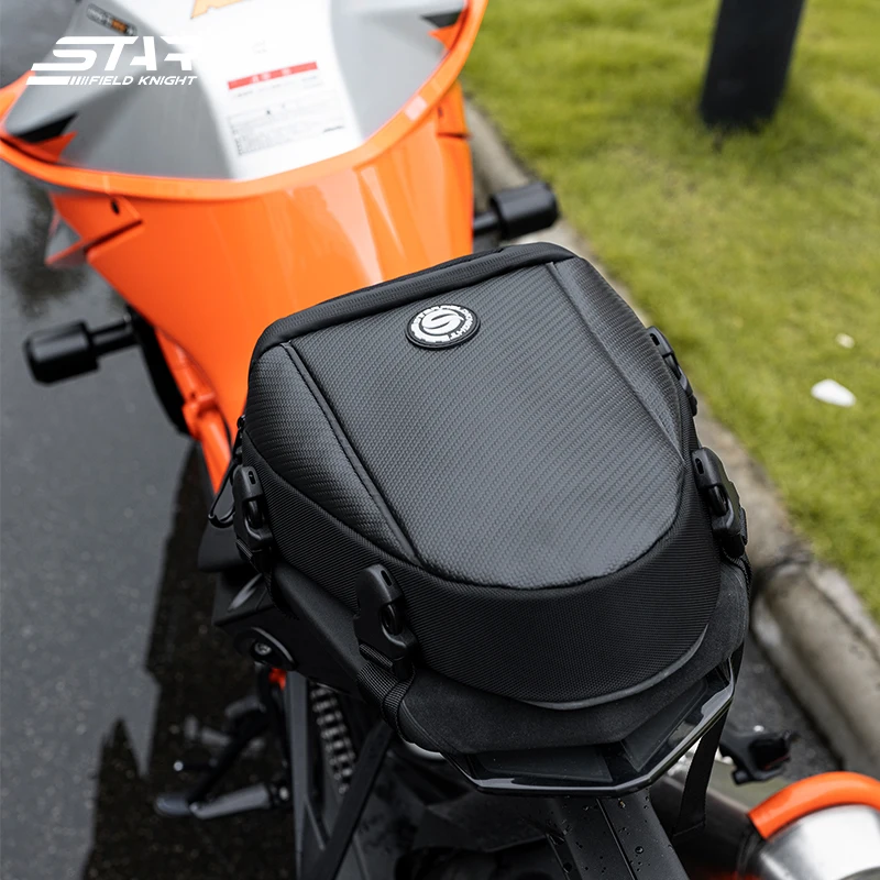 SFK Borsa da moto di grande capacità Borsa per sedile posteriore Borsa a tracolla multifunzionale Borsa da equitazione con parapioggia per esterni