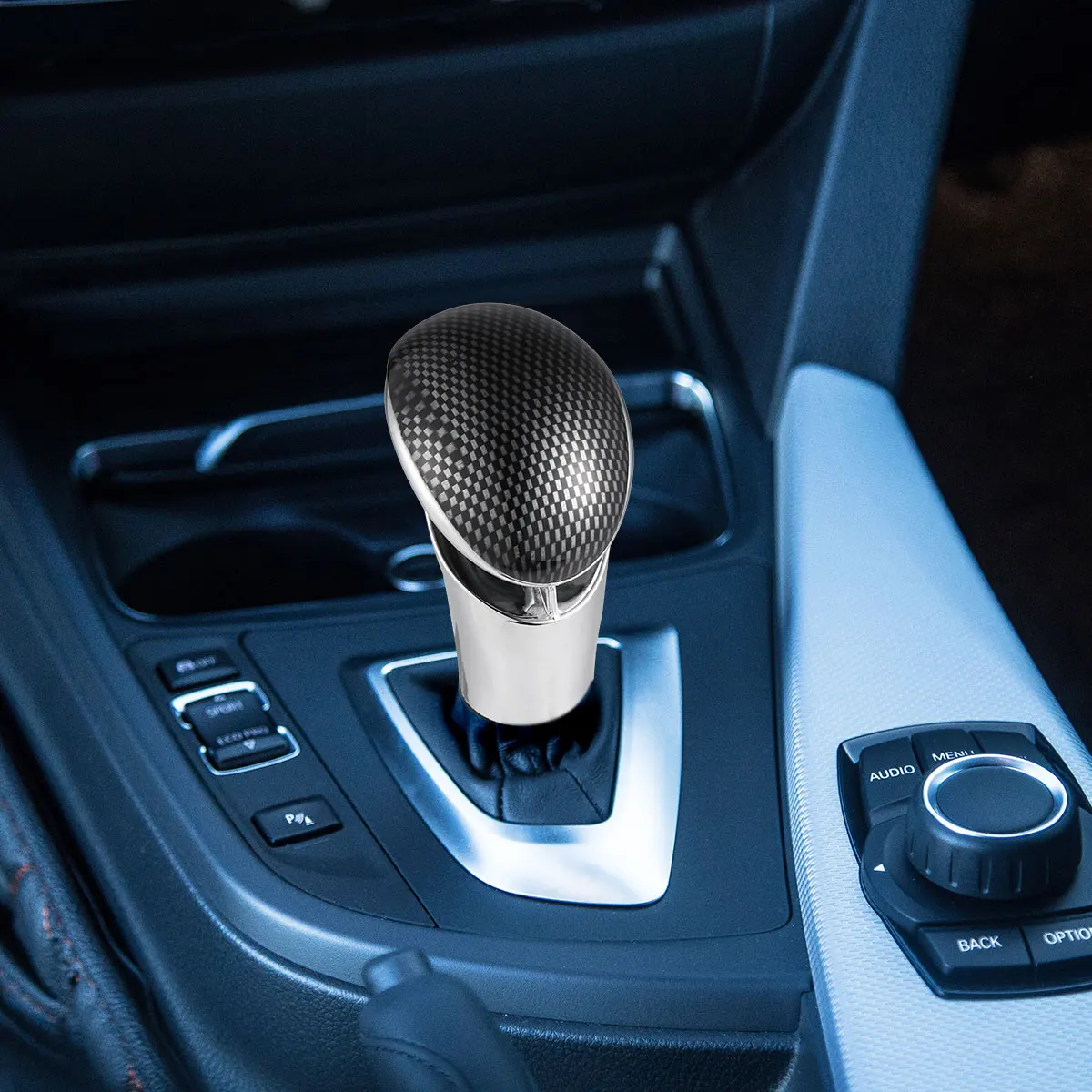 

Automatic Gear Shift Knob Durable Plastic Stylish Design Direct Replacement Car Lever Shifter Interior Accessories Automobile