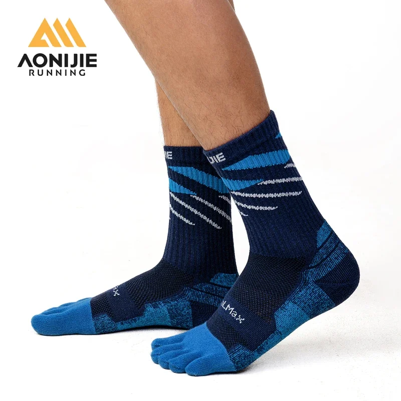 

AONIJIE E4846 Running Socks Men Women Breathable Non Slip Cross-country Marathon Sports Socks Climbing Hiking Cycling Socks