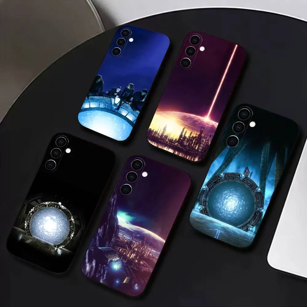 

S-Stargate A-Atlantis Phone Case For Samsung Galaxy A73,A72,A71,A70,A53,A52,A51,Soft Silicone Black Cover