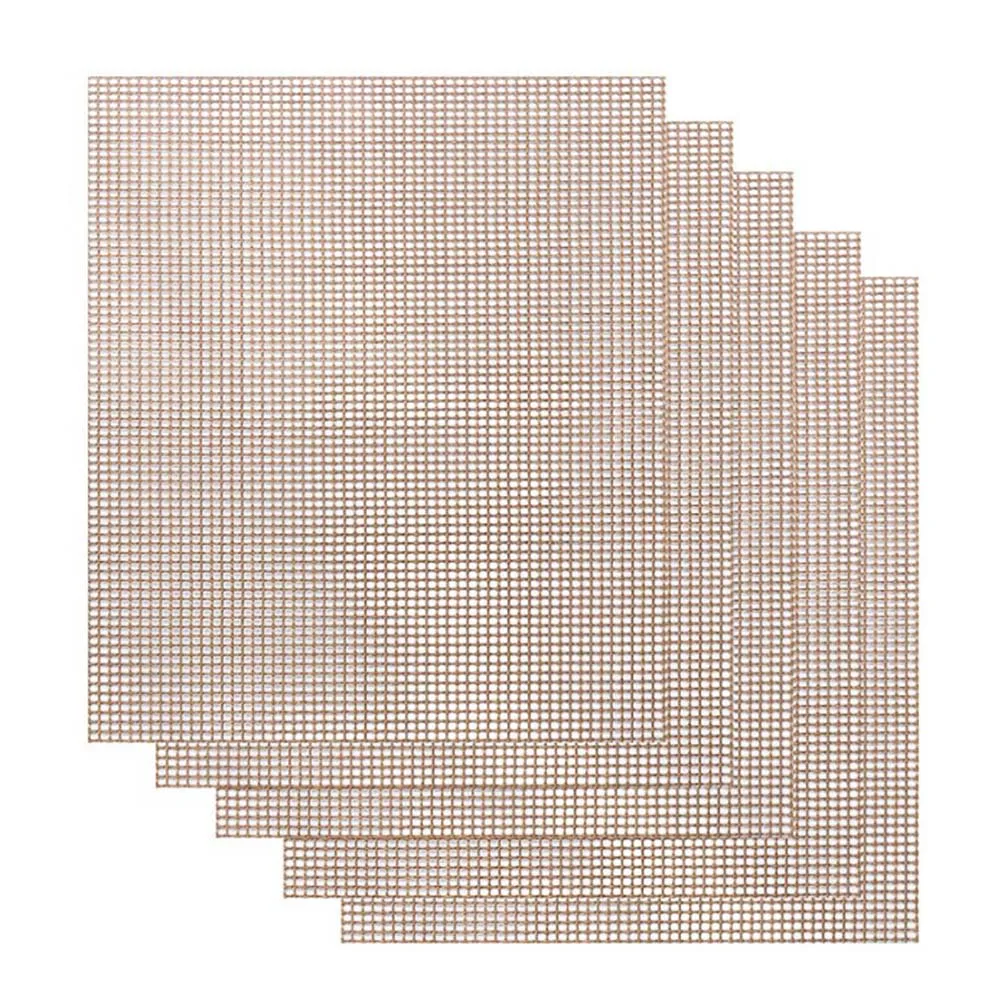 Tapis résistant à la chaleur, tapis de barbecue, tapis de cuisson Amplitude, espace de cuisson, matériau en silicone brun, nettoyage facile